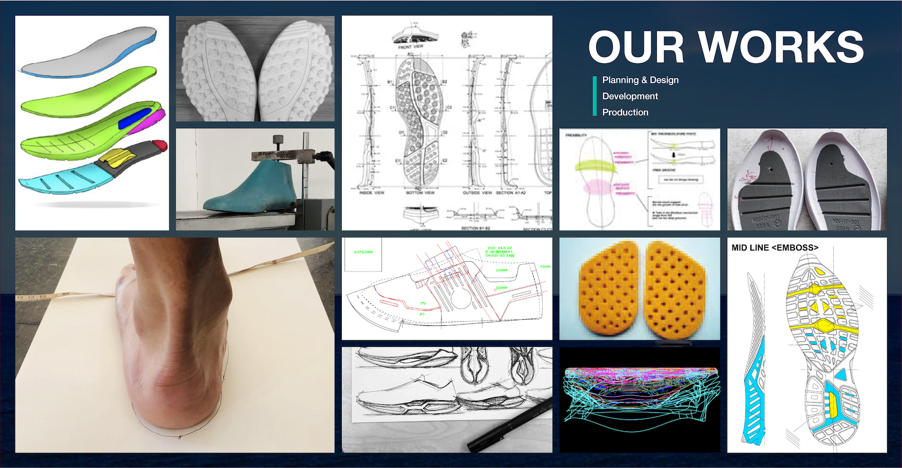 OUR WORKS - Planning & Design, Development, Production